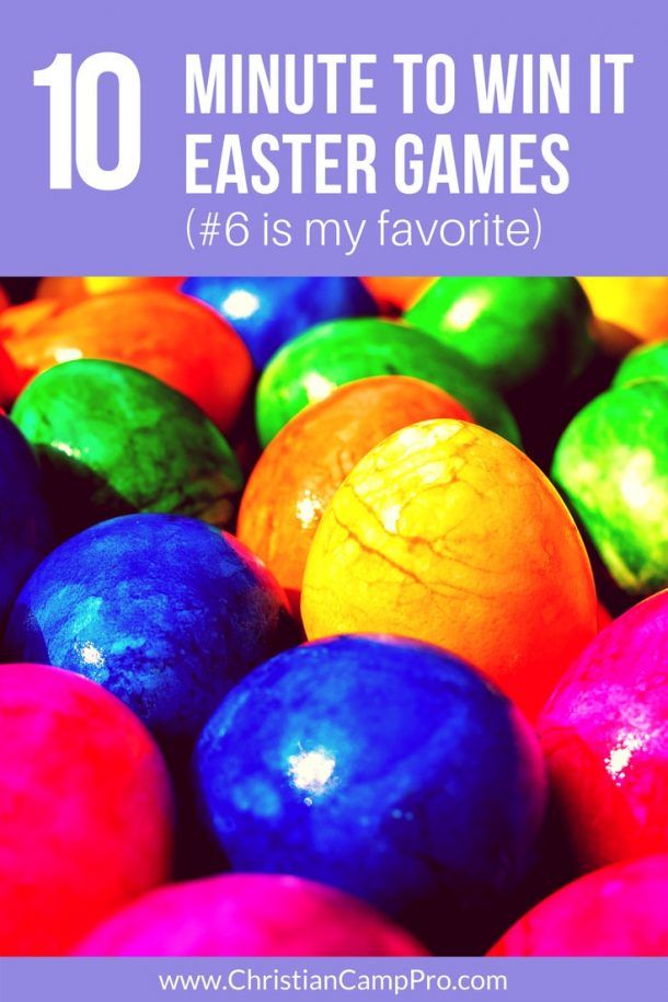 10 Quick Minute To Win It Easter Games #6 Is Genius!