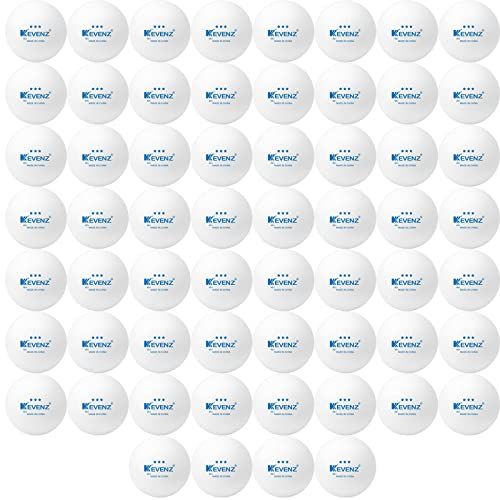 KEVENZ 3 Star Ping Pong Balls, 60,120 or 12 Pack Advanced Table Tennis Balls,Bulk Outdoor Ping-Pong balls