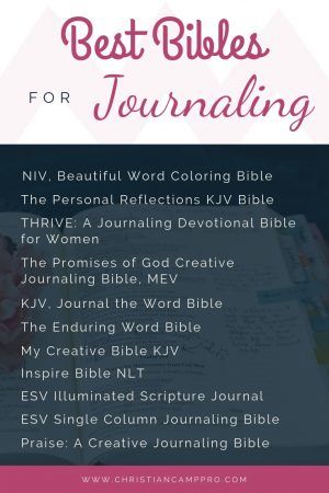 bibles for journaling reviews