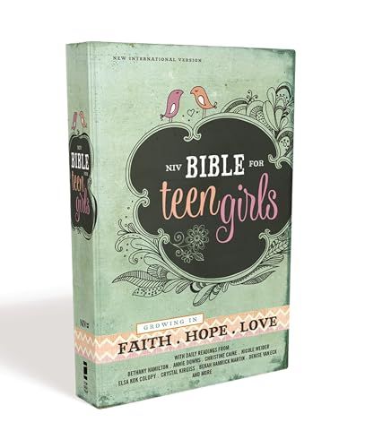 NIV, Bible for Teen Girls, Hardcover: Growing in Faith, Hope, and Love