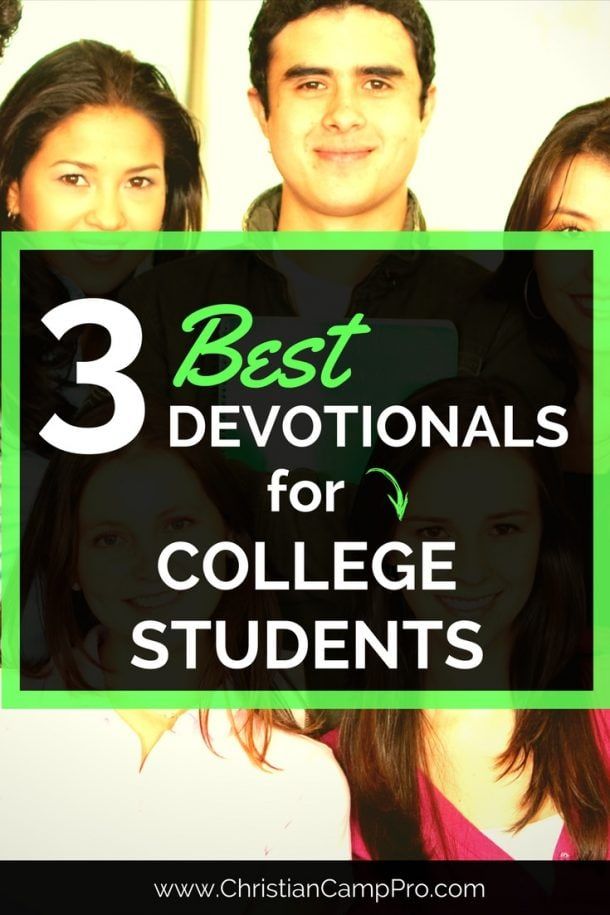 3 Best Devotionals For College Students