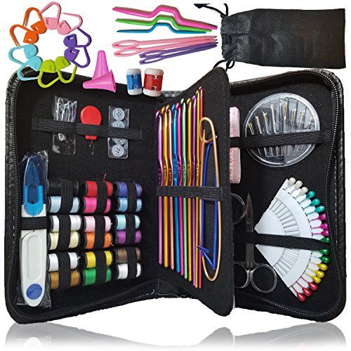 ARTIKA 142-Piece Sewing Kit - Portable for Travel, Includes Scissors, Thread, Tape Measure
