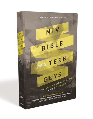 NIV, Bible for Teen Guys, Hardcover: Building Faith, Wisdom and Strength