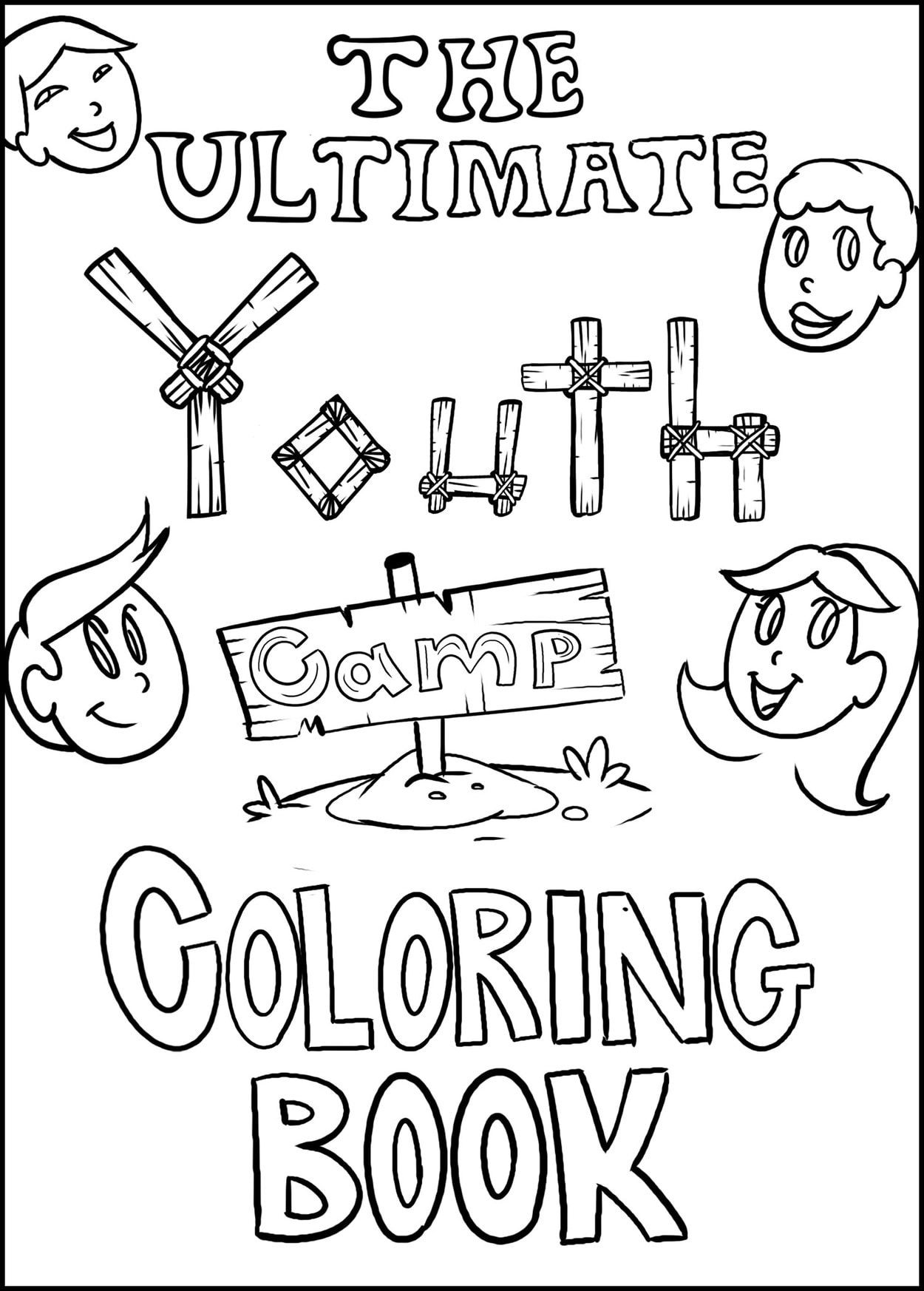 FREE Camp Coloring Book for Kids!