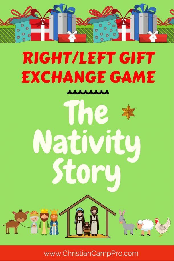 RIGHT/LEFT Gift Exchange Game - The Nativity Story