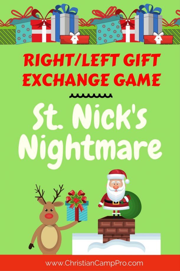 Left/Right Gift Game - Saint Nick's Nightmare